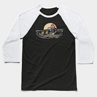 Pirate and skull Baseball T-Shirt